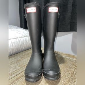Matte Black Hunter Boots
